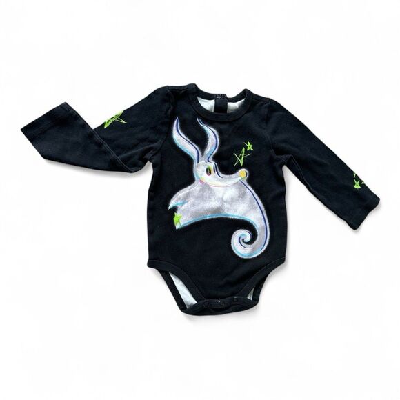 Disney Baby Long Sleeve Bodysuit Zero Nightmare Before Christmas 18-24 Months - Picture 1 of 3